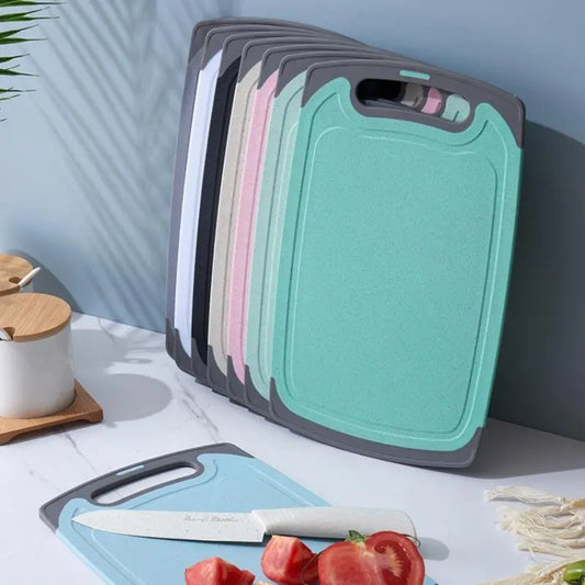 Kitchen Cutting Board, Non Slip Chopping Board with Hanging Hole, Household Kitchen Accessories, Cooking Cutting Board